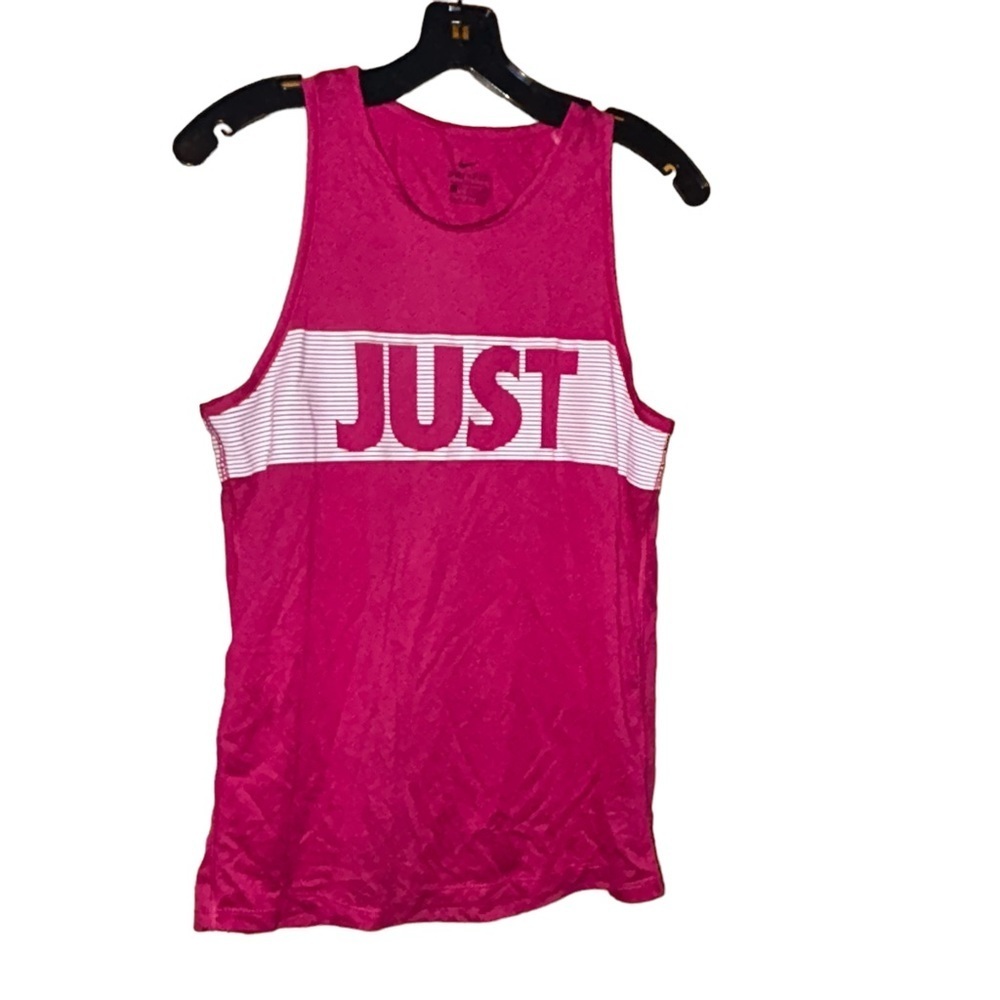 Nike women raspberry tank top workout top shirt small S